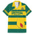 Custom Grenada Football Family Matching Long Sleeve Bodycon Dress and Hawaiian Shirt Go Spice Boys Green Version