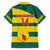 Custom Grenada Football Family Matching Long Sleeve Bodycon Dress and Hawaiian Shirt Go Spice Boys Green Version