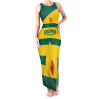 Custom Grenada Football Family Matching Tank Maxi Dress and Hawaiian Shirt Go Spice Boys Green Version