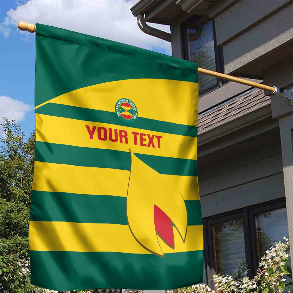 Custom Grenada Football Garden Flag Go Spice Boys Green Version