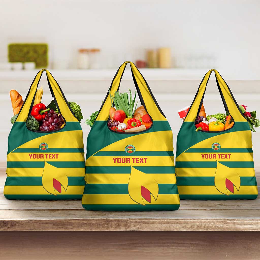 Custom Grenada Football Grocery Bag Go Spice Boys Green Version