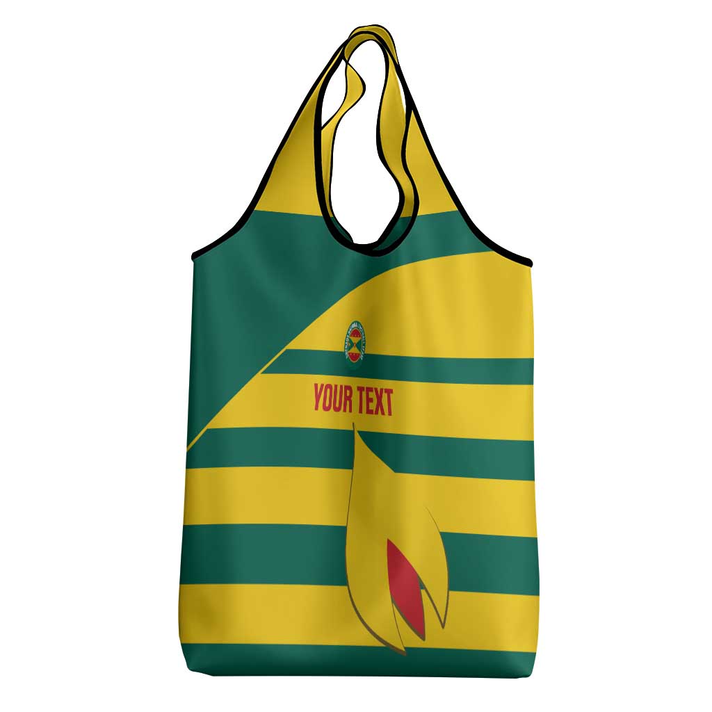 Custom Grenada Football Grocery Bag Go Spice Boys Green Version