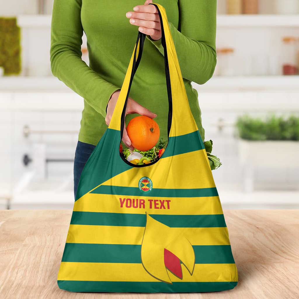 Custom Grenada Football Grocery Bag Go Spice Boys Green Version