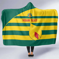 Custom Grenada Football Hooded Blanket Go Spice Boys Green Version