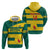 Custom Grenada Football Hoodie Go Spice Boys Green Version