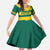 Custom Grenada Football Kid Short Sleeve Dress Go Spice Boys Green Version