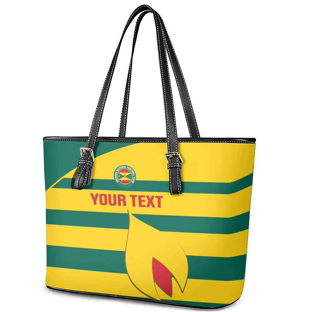 Custom Grenada Football Leather Tote Bag Go Spice Boys Green Version