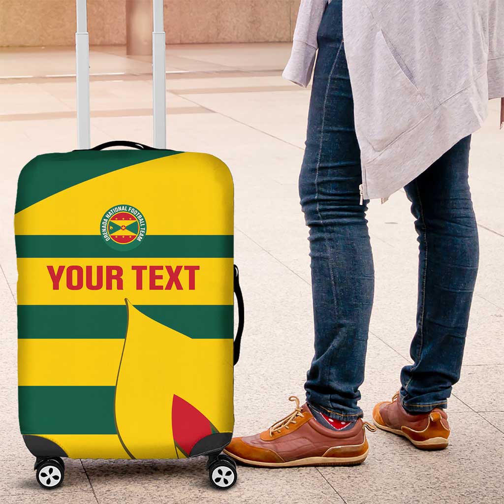 Custom Grenada Football Luggage Cover Go Spice Boys Green Version