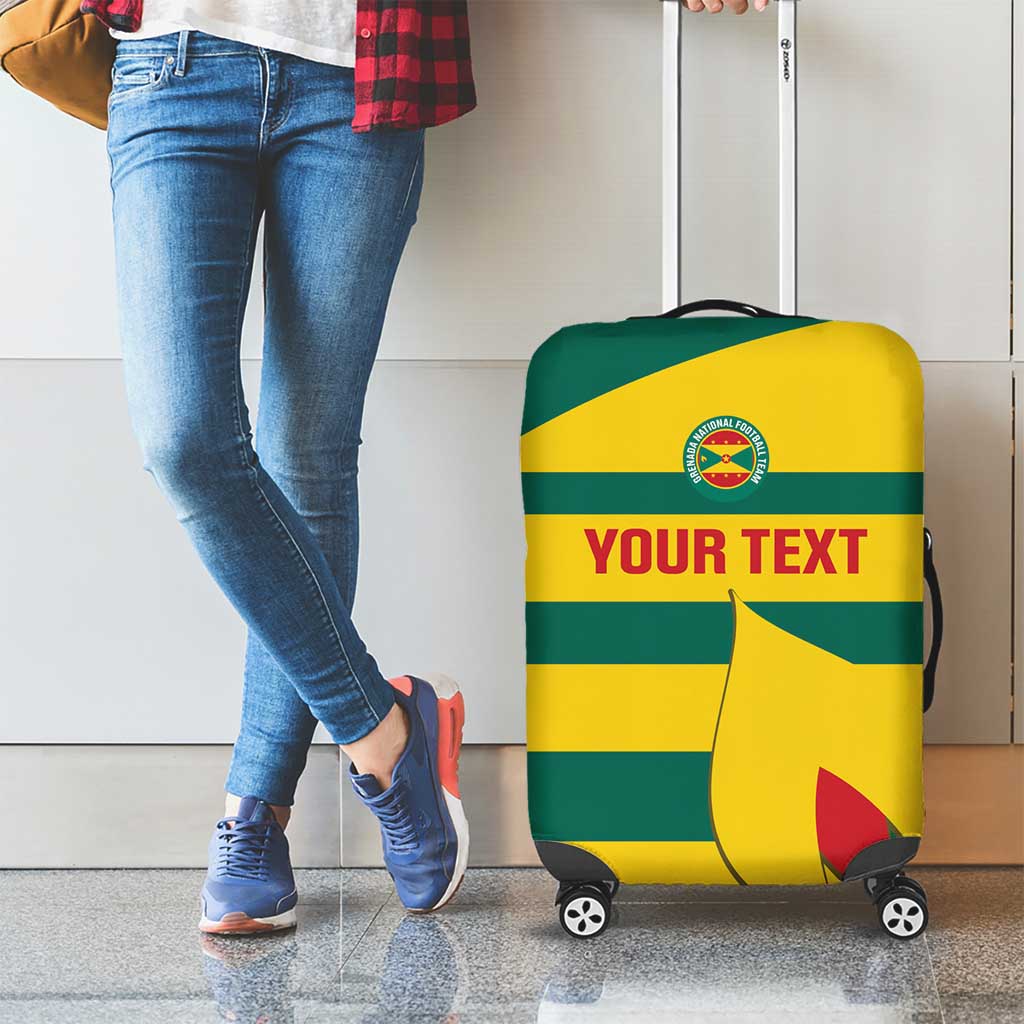 Custom Grenada Football Luggage Cover Go Spice Boys Green Version