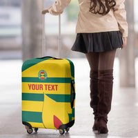 Custom Grenada Football Luggage Cover Go Spice Boys Green Version