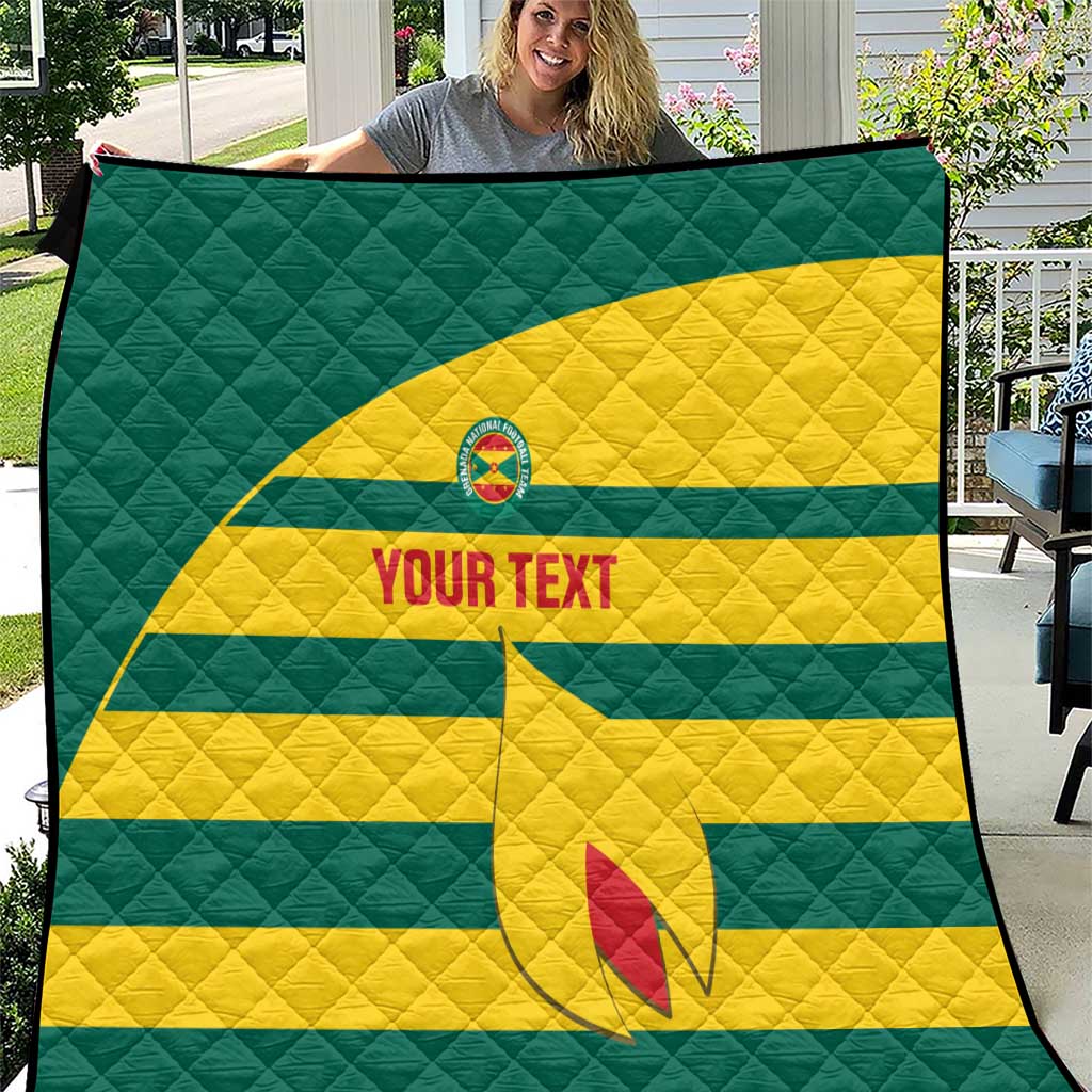 Custom Grenada Football Quilt Go Spice Boys Green Version