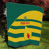 Custom Grenada Football Quilt Go Spice Boys Green Version