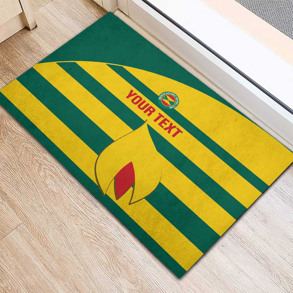 Custom Grenada Football Rubber Doormat Go Spice Boys Green Version