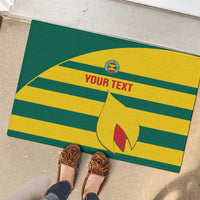 Custom Grenada Football Rubber Doormat Go Spice Boys Green Version