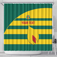 Custom Grenada Football Shower Curtain Go Spice Boys Green Version