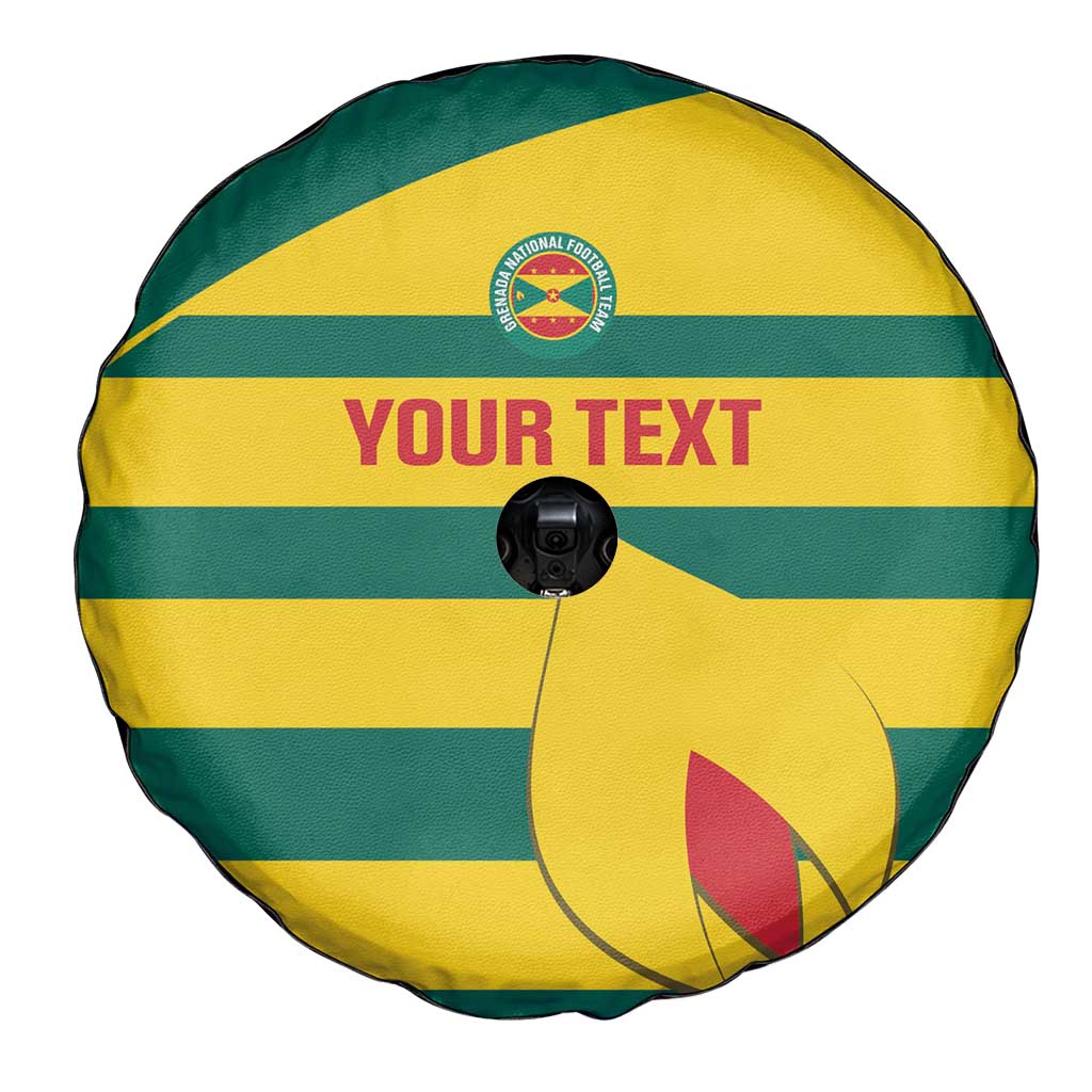 Custom Grenada Football Spare Tire Cover Go Spice Boys Green Version