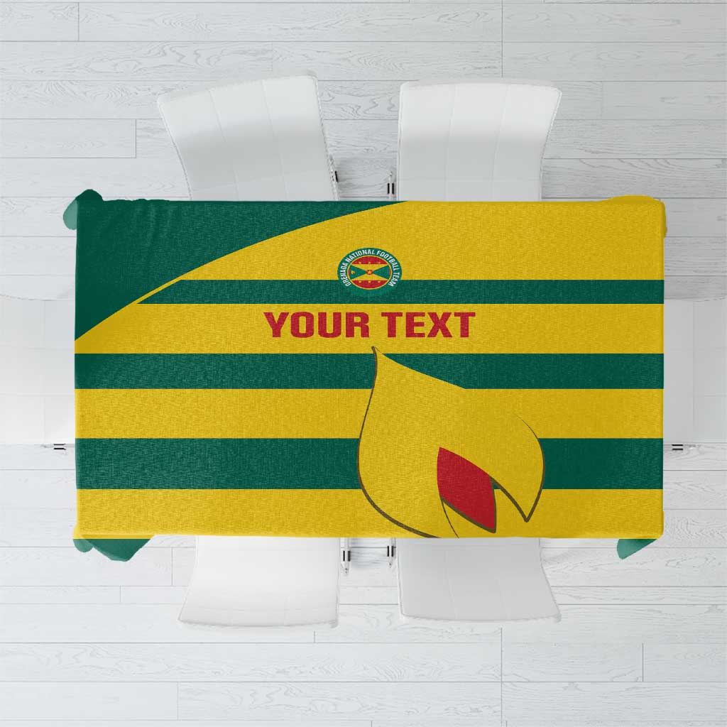 Custom Grenada Football Tablecloth Go Spice Boys Green Version