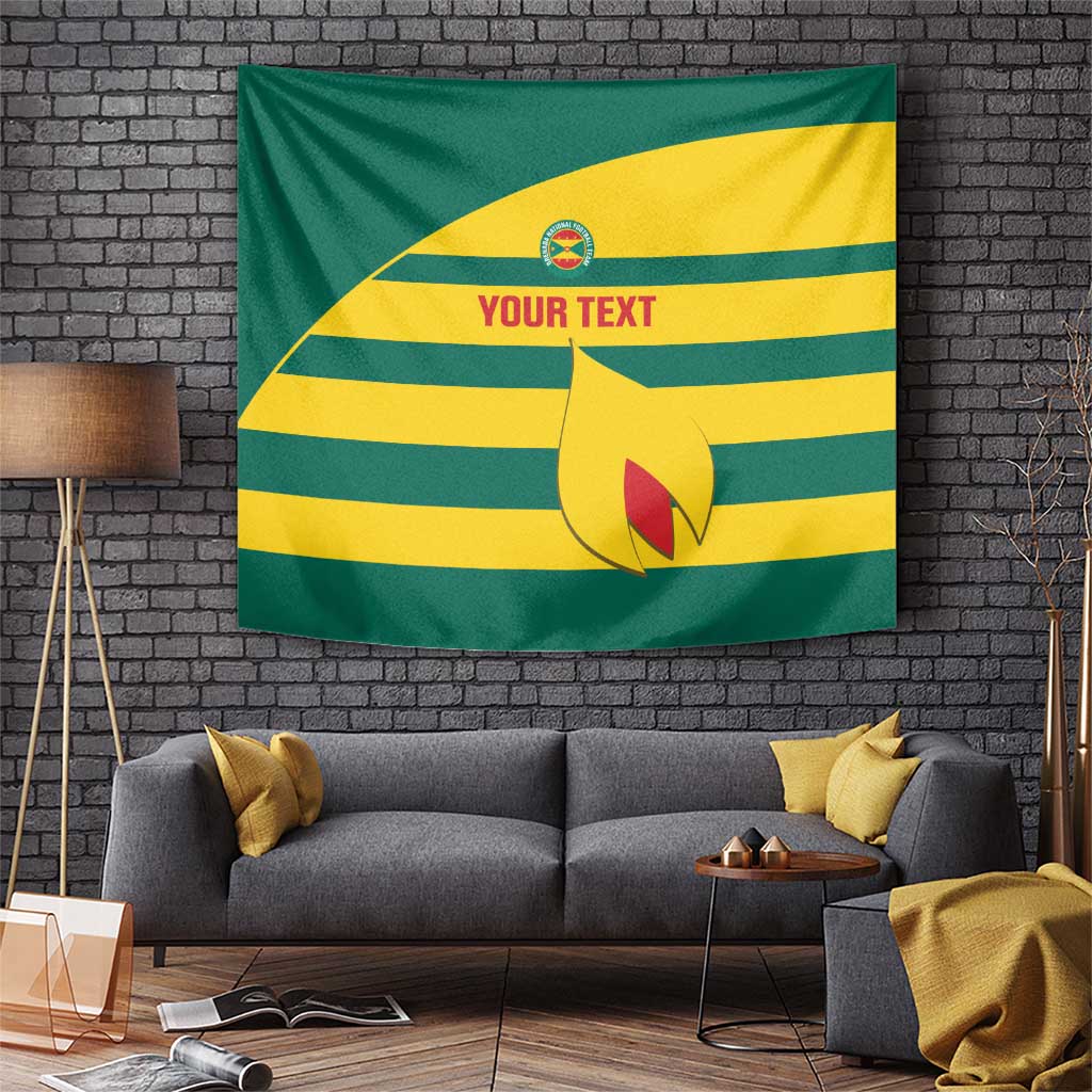 Custom Grenada Football Tapestry Go Spice Boys Green Version