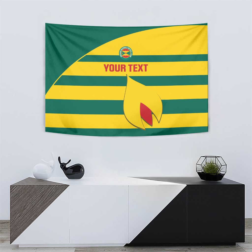 Custom Grenada Football Tapestry Go Spice Boys Green Version
