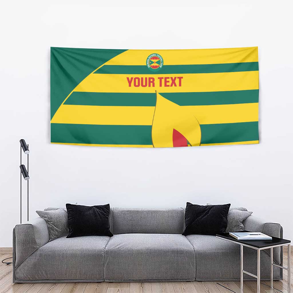 Custom Grenada Football Tapestry Go Spice Boys Green Version