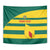 Custom Grenada Football Tapestry Go Spice Boys Green Version
