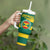 Custom Grenada Football Tumbler With Handle Go Spice Boys Green Version