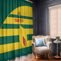 Custom Grenada Football Window Curtain Go Spice Boys Green Version