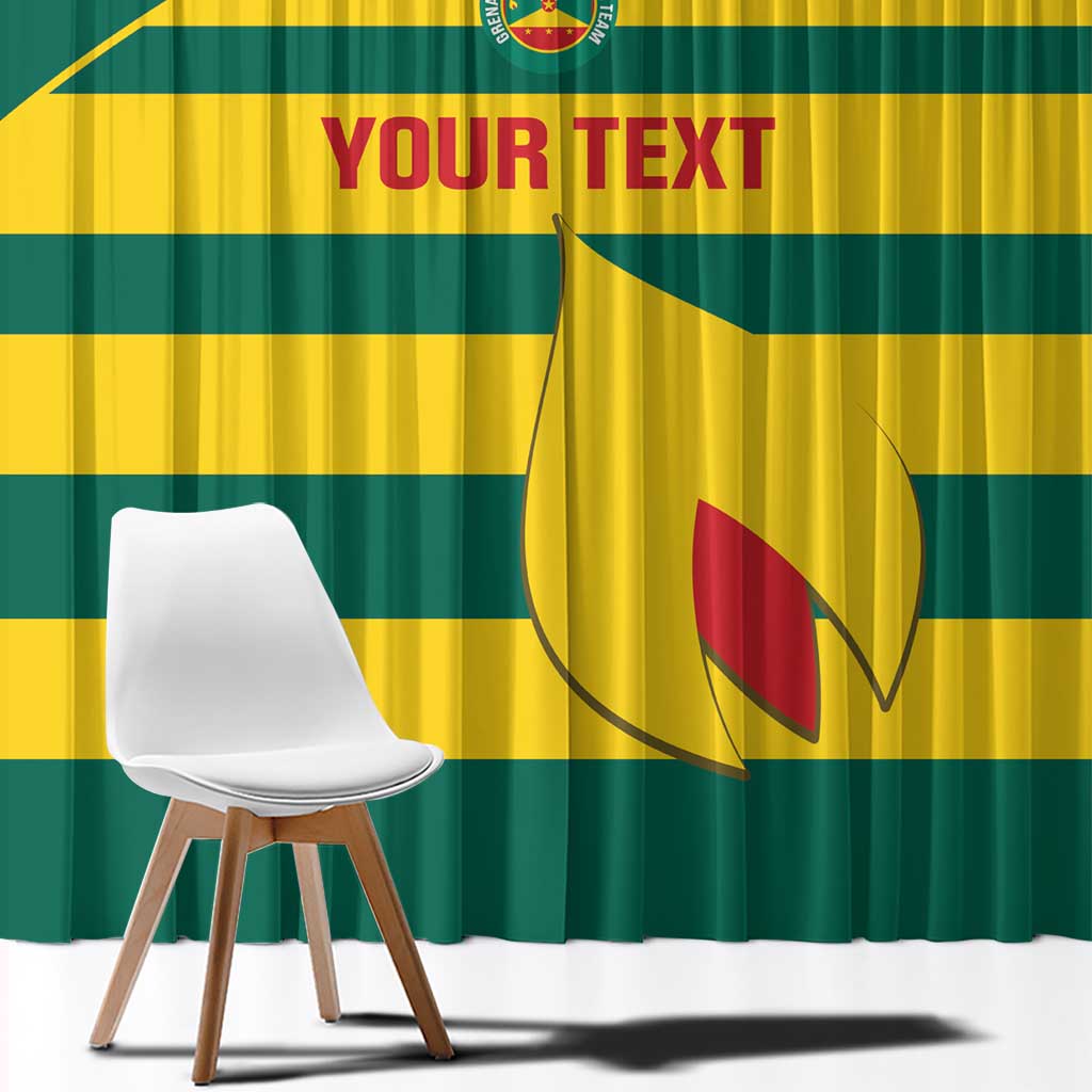Custom Grenada Football Window Curtain Go Spice Boys Green Version
