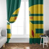Custom Grenada Football Window Curtain Go Spice Boys Green Version