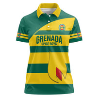 Custom Grenada Football Women Polo Shirt Go Spice Boys Green Version