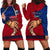 Polynesian Pride Father Day Samoa Hoodie Dress Manuia le Aso Sa o Tama Red Version - Wonder Print Shop