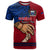 Polynesian Pride Father Day Samoa T Shirt Manuia le Aso Sa o Tama Red Version - Wonder Print Shop