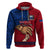 Personalised Father Day Samoa Hoodie Manuia le Aso Sa o Tama Red Version - Wonder Print Shop
