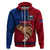 Personalised Father Day Samoa Hoodie Manuia le Aso Sa o Tama Red Version - Wonder Print Shop