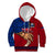 Personalised Father Day Samoa Kid Hoodie Manuia le Aso Sa o Tama Red Version - Wonder Print Shop