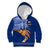 Polynesian Pride Father Day Samoa Kid Hoodie Manuia le Aso Sa o Tama Blue Version - Wonder Print Shop