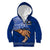Polynesian Pride Father Day Samoa Kid Hoodie Manuia le Aso Sa o Tama Blue Version - Wonder Print Shop