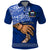 Polynesian Pride Father Day Samoa Polo Shirt Manuia le Aso Sa o Tama Blue Version - Wonder Print Shop