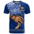 Polynesian Pride Father Day Samoa T Shirt Manuia le Aso Sa o Tama Blue Version - Wonder Print Shop
