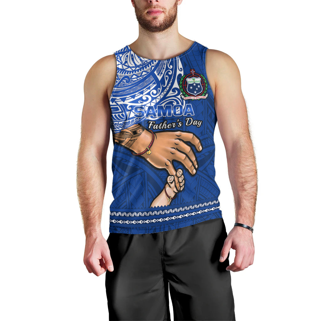 personalised-father-day-samoa-men-tank-top-manuia-le-aso-sa-o-tama-blue-version