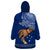 Personalised Father Day Samoa Wearable Blanket Hoodie Manuia le Aso Sa o Tama Blue Version - Wonder Print Shop