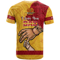 Polynesian Pride Father Day Papua New Guinea T Shirt PNG I Love You Dad Yellow Version - Wonder Print Shop