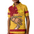 Custom Father Day Papua New Guinea Polo Shirt for Kid PNG I Love You Dad Yellow Version - Wonder Print Shop