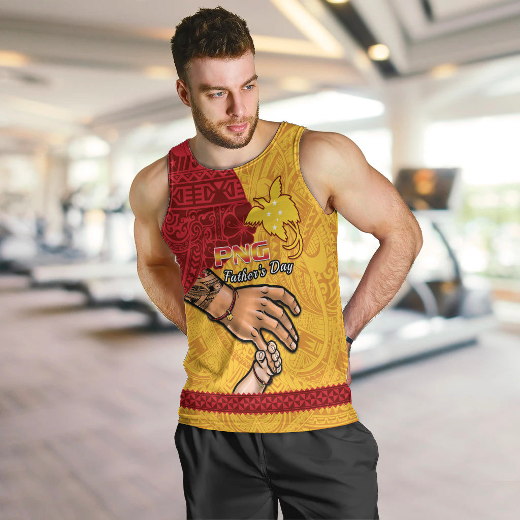 personalised-father-day-papua-new-guinea-men-tank-top-png-i-love-you-dad-yellow-version