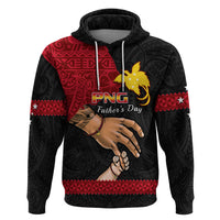 Polynesian Pride Father Day Papua New Guinea Hoodie PNG I Love You Dad Black Version - Wonder Print Shop