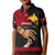 Polynesian Pride Father Day Papua New Guinea Polo Shirt for Kid PNG I Love You Dad Black Version - Wonder Print Shop