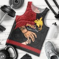 personalised-father-day-papua-new-guinea-men-tank-top-png-i-love-you-dad-black-version