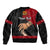 Personalised Father Day Papua New Guinea Sleeve Zip Bomber Jacket PNG I Love You Dad Black Version - Wonder Print Shop