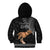 Polynesian Pride Father Day New Zealand Kid Hoodie Aotearoa Maori Fern I Love You Dad - Wonder Print Shop