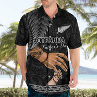 Personalised Father Day New Zealand Hawaiian Shirt Aotearoa Maori Fern I Love You Dad - Wonder Print Shop